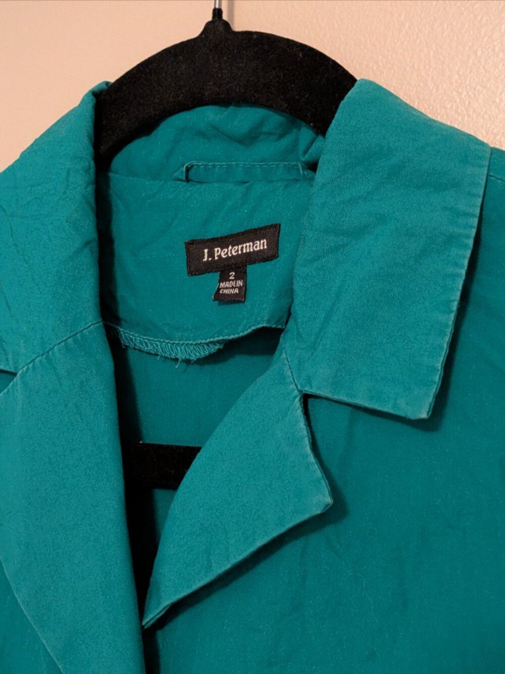 Dark Green J. Peterman Dress with Matching Belt - Picture 4 of 5